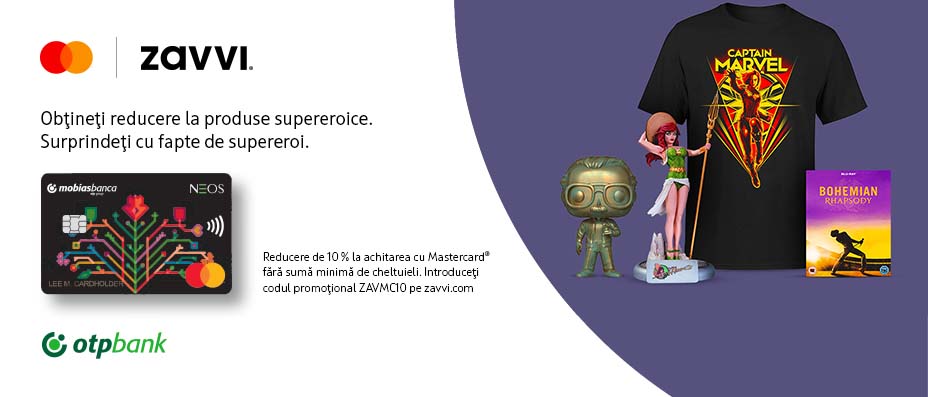 Fii supererou cu un card Mastercard de la OTP Bank